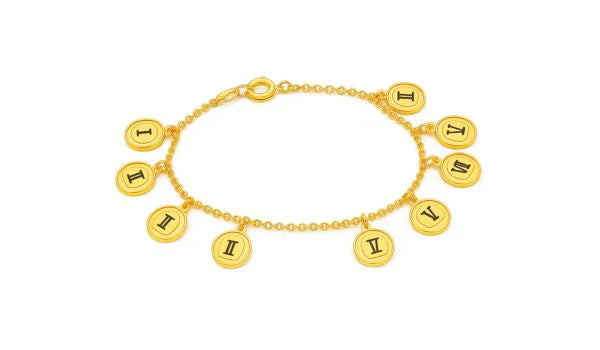 Pulseiras douradas