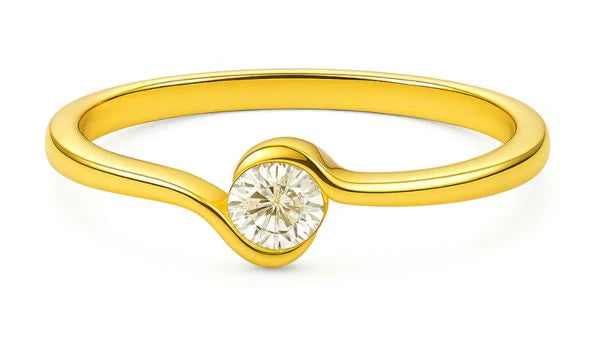 Anéis Banhados em Ouro 24K