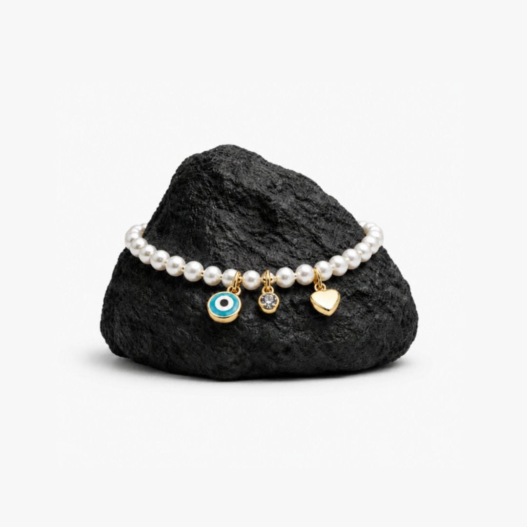 Pulseiras com pérolas