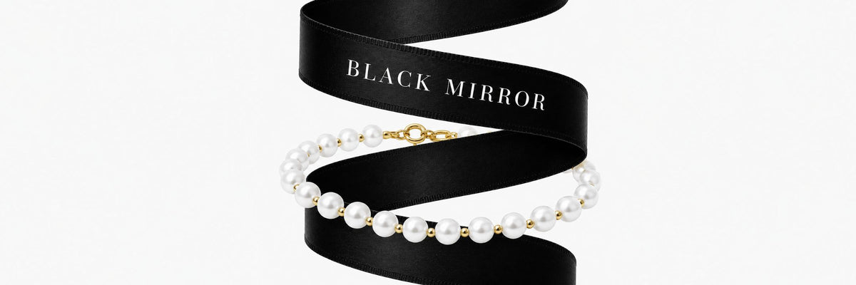 Pulseira Feminina Pérolas da Ilha Lemúria banhada em ouro 24k