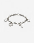 Pulseira Feminina - Lunara Banhada a Ouro Branco 24k 