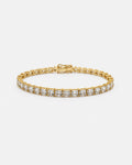 Pulseira Gandara em Ouro 24k com Zircônia