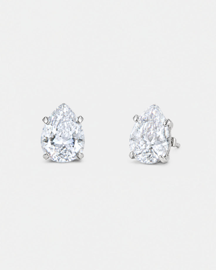 Brincos Femininos Niobe - em Prata 925 com Zircônia