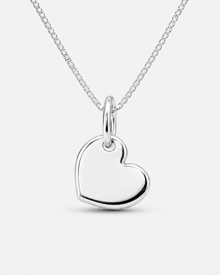Colar Feminino Coração Eclipse em Prata 925