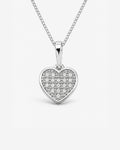Colar Feminino Coração Amara em Prata 925 com Zircônia