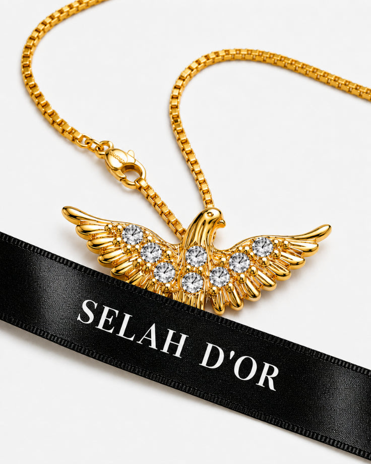 Colar Feminino Colomba Banhada em Ouro 24k com Zircônia