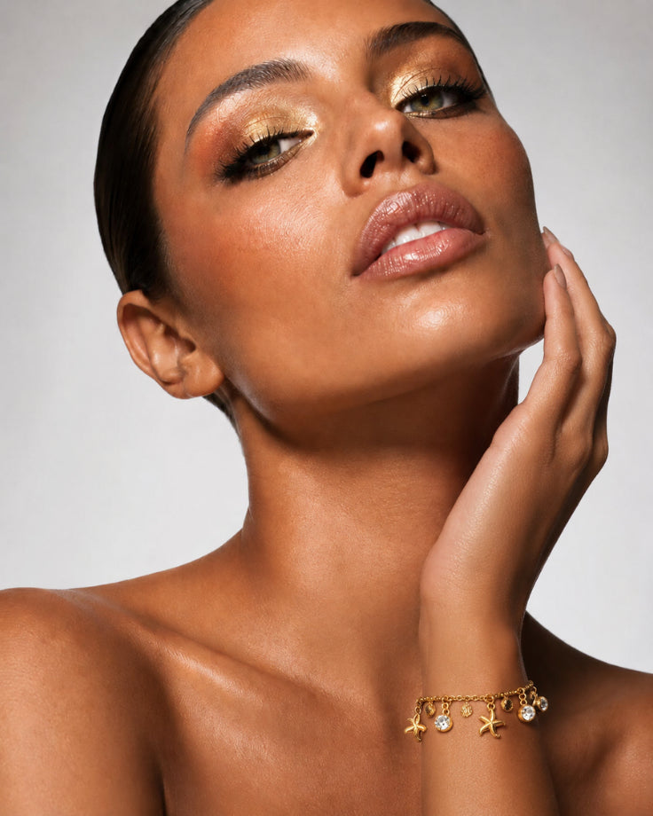 Pulseira Feminina Talassa Banhada em em Ouro 24k 