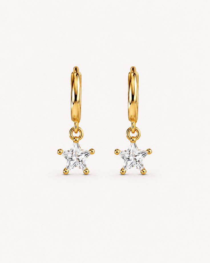 Brincos Allende - Banhado a Ouro 24k com Zircônia