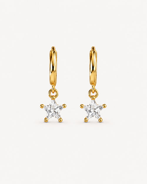 Brincos Allende - Banhado a Ouro 24k com Zircônia