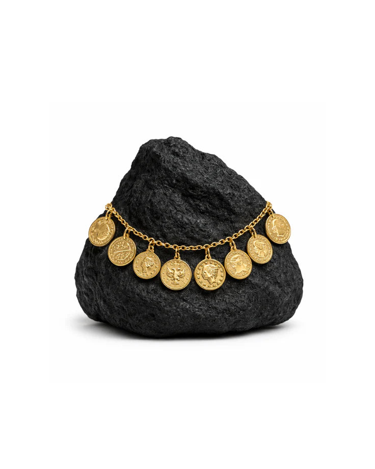 Pulseira Feminina Aureus em Banhada em Ouro 24k
